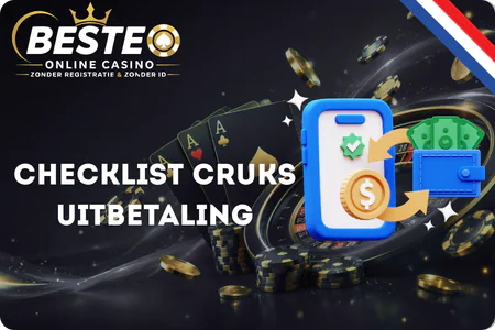 Checklist met privacy, CRUKS en uitbetalingscriteria van CasinoZonderID.com voor een casino zonder ID
