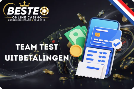 Team van CasinoZonderID.com dat betaalmethoden en uitbetalingssnelheid test bij een casino zonder ID